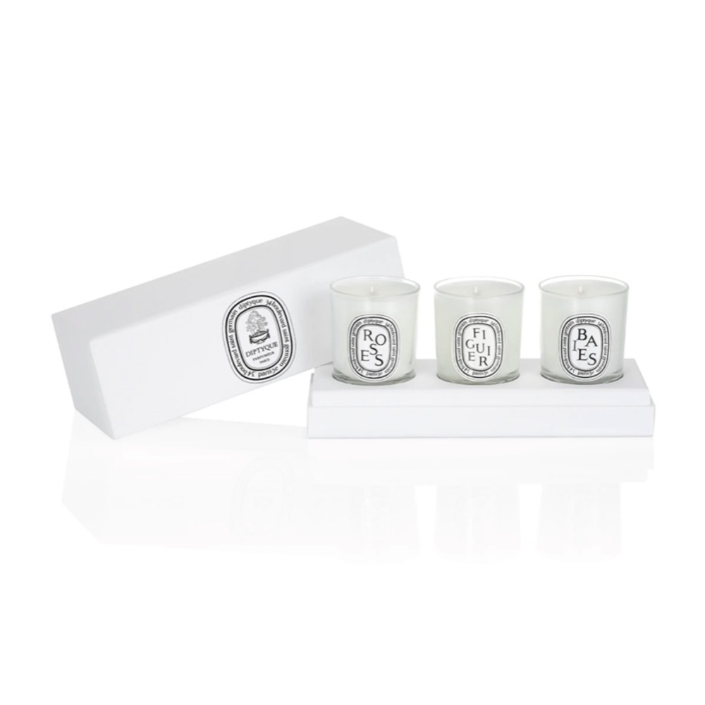 Diptyque Iconic Trio Gift Set (Baies, Figuier, Roses)